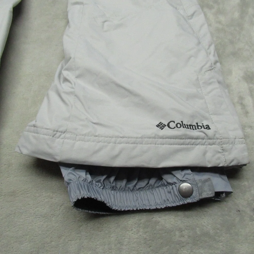 Columbia Snow Pants Mens Medium White Polar Eclipse Insulated‎ Winter Ski 32x32